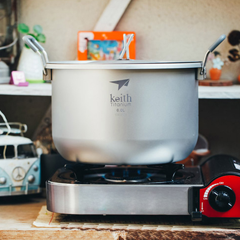Camping Cooking Unit - Keith Set alat masak berkemah 6l,