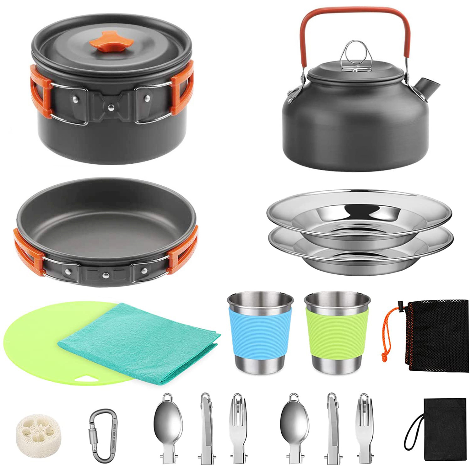 Camping Cooking No Gas - Set Peralatan Masak Camping Lengkap untuk