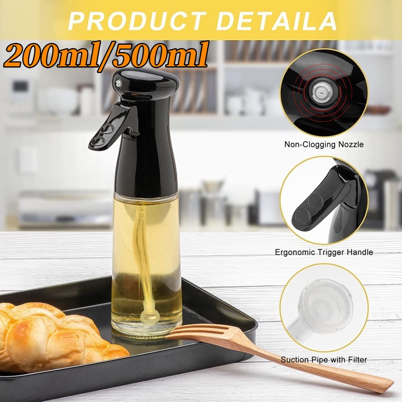 Camping Cooking Oil Bottle - Botol semprot minyak 200/500ml, Dispenser minyak
