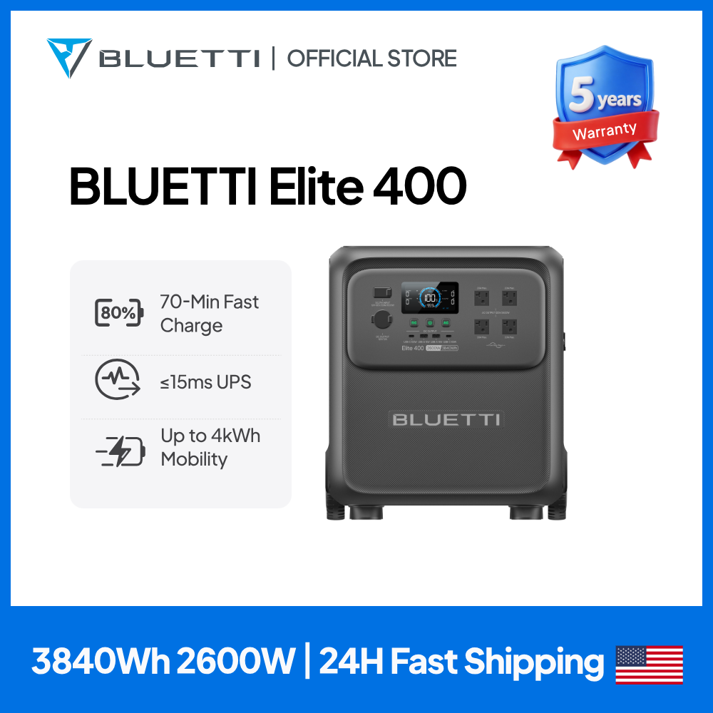 Camping Cooking Pot Large - BLUETTI Elite 400 2600W 3840Wh Stasiun