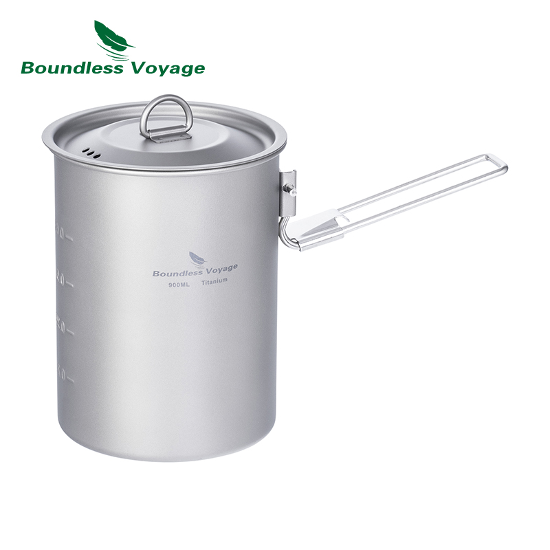 Camping Cooking Cup - Infinity Voyage 900Ml Cangkir Panci Titanium