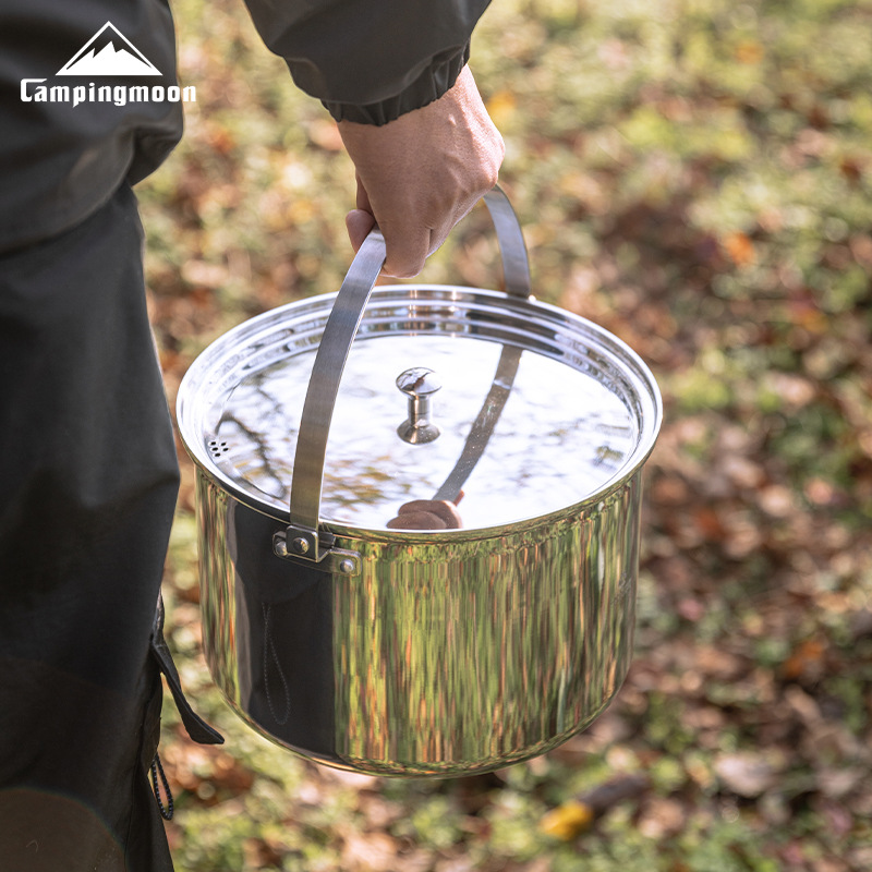 Camping Cooking Pot Large - CAMPINGMOON CC-24 panci masak piknik berbahan