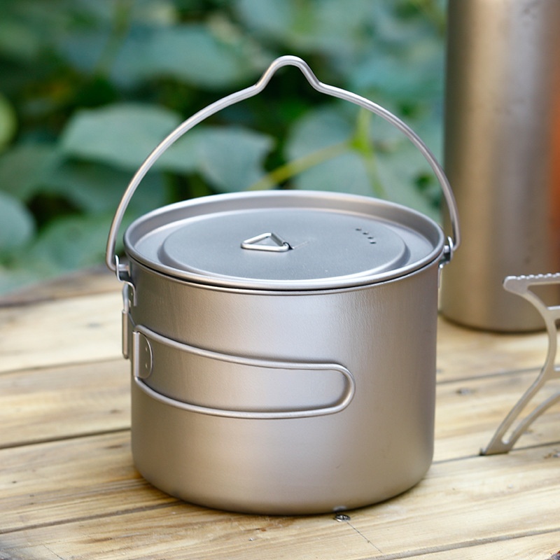 Camping Cooking Pot Large - Panci Sup Gantung Luar Ruangan Kapasitas