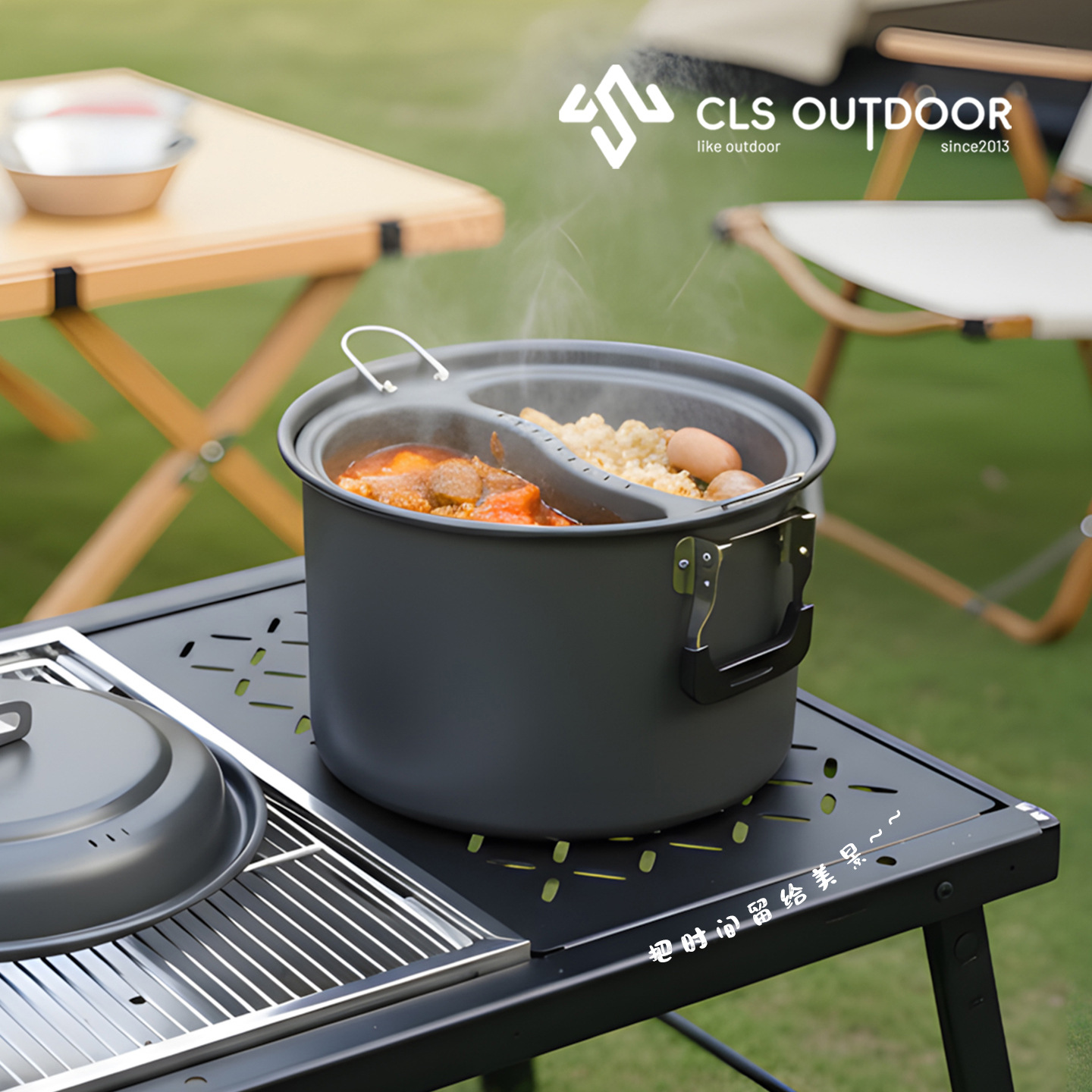 Set Panci Kukus dan Masak Mand - Camping Cooking Pot Large ulasan dan harga