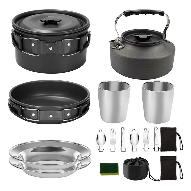 【PEMBELI】Peralatan Masak Campi - Camping Cooking Pot Set ulasan dan harga