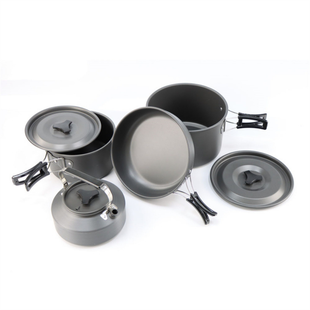 Set Peralatan Masak Camping Al - Camping Cooking Pot Large ulasan dan harga