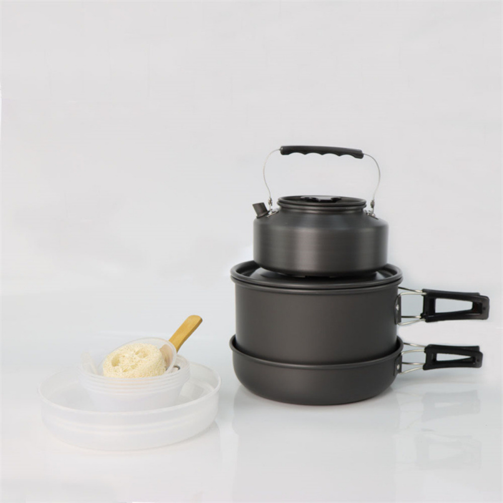 Set Peralatan Masak Camping Al - Camping Cooking Pot Large ulasan dan harga
