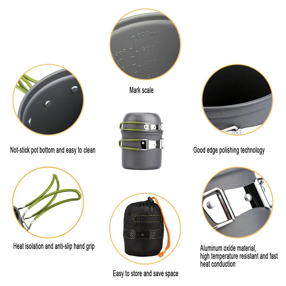 Kit peralatan masak berkemah u - Camping Cooking Gear Set ulasan dan harga