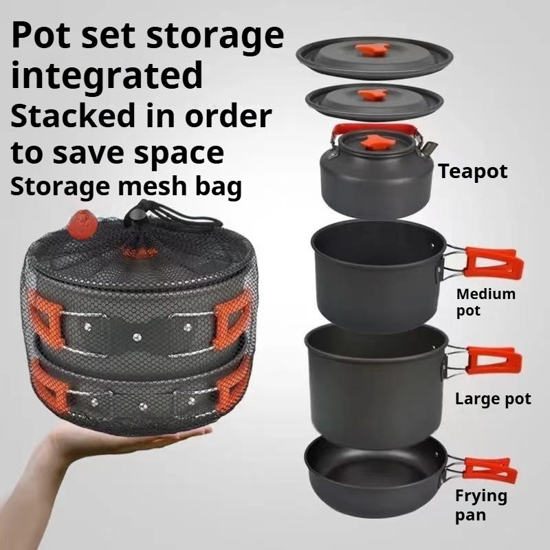 Panci Portabel Kapasitas Besar - Camping Cooking Pot Large ulasan dan harga