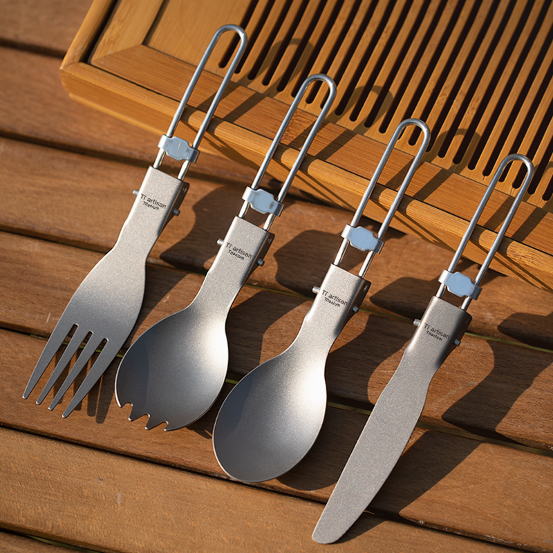 Tiartisan Titanium Spoon Spork - Camping Cooking Cup ulasan dan harga