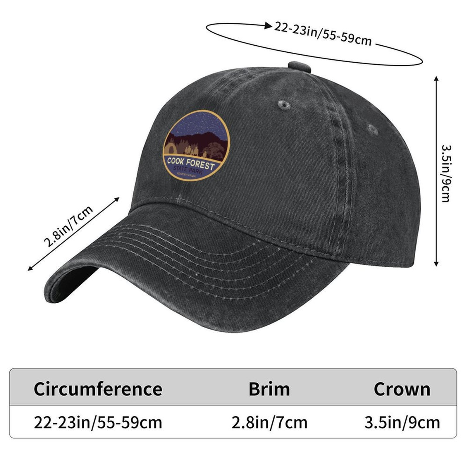 Topi Baseball Cook Forest SP F - Camping Cooking In Forest ulasan dan harga