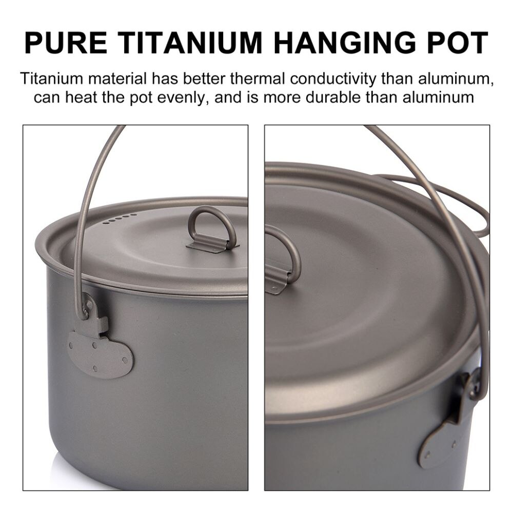 Layar Lebar peralatan makan be - Camping Cooking Pot Set ulasan dan harga