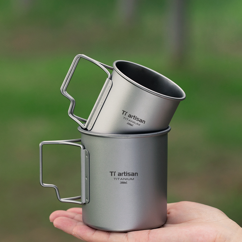 Tiartisan cangkir teh kopi por - Camping Cooking Cup ulasan dan harga