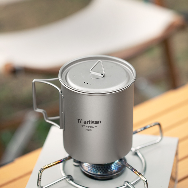 Tiartisan cangkir teh kopi por - Camping Cooking Cup ulasan dan harga