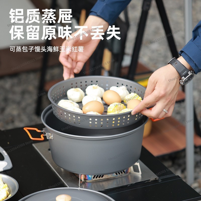 Panci Masak Outdoor 7.5L Kapas - Camping Cooking Pot Large ulasan dan harga