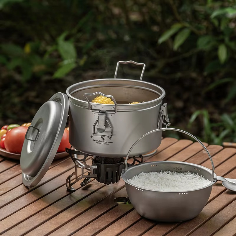 Panci Masak Outdoor Camping Pa - Camping Cooking Pot Large ulasan dan harga