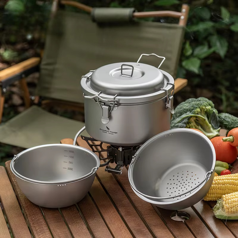 Panci Masak Outdoor Camping Pa - Camping Cooking Pot Large ulasan dan harga