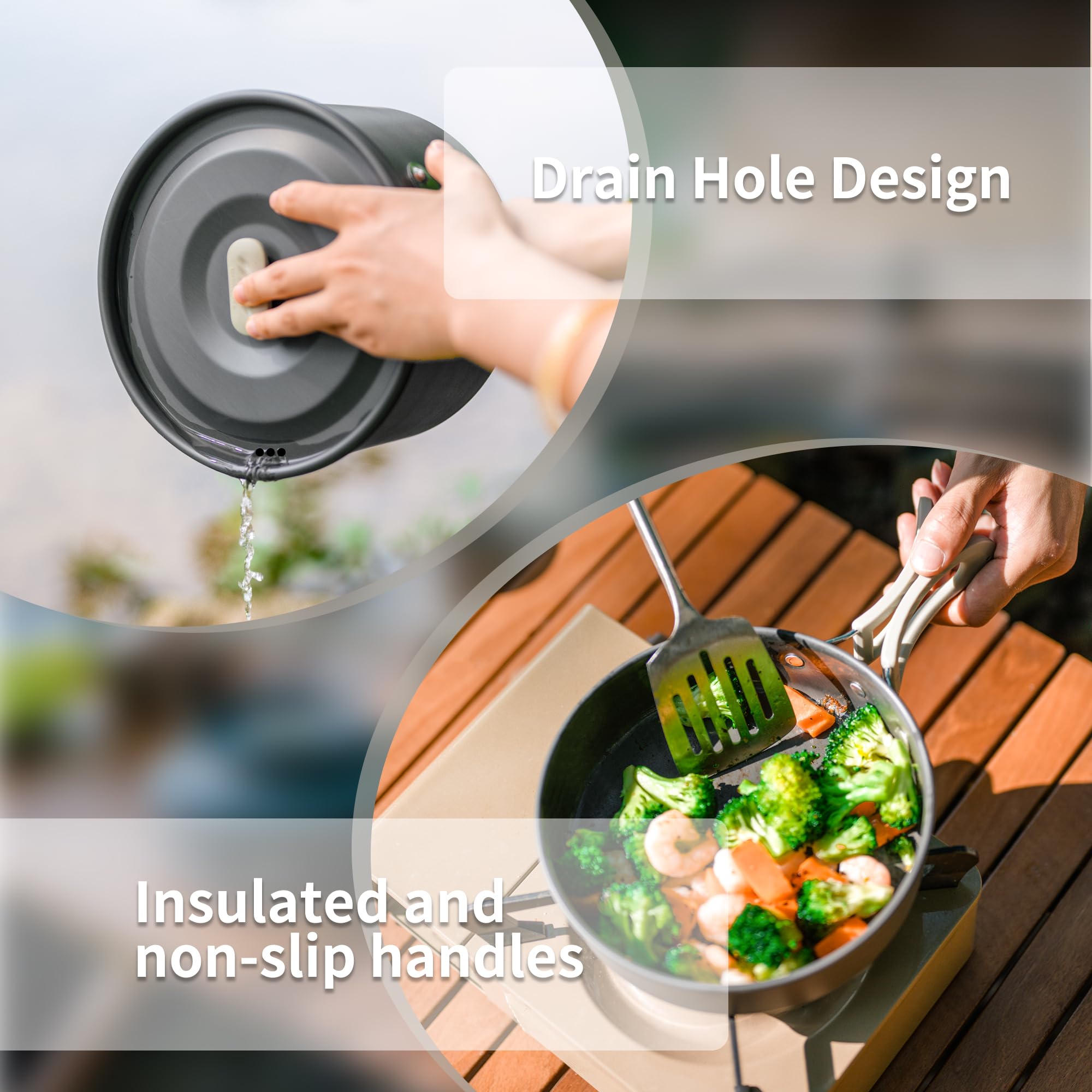 Peralatan Masak Panci Sup Camp - Camping Cooking Pot Large ulasan dan harga