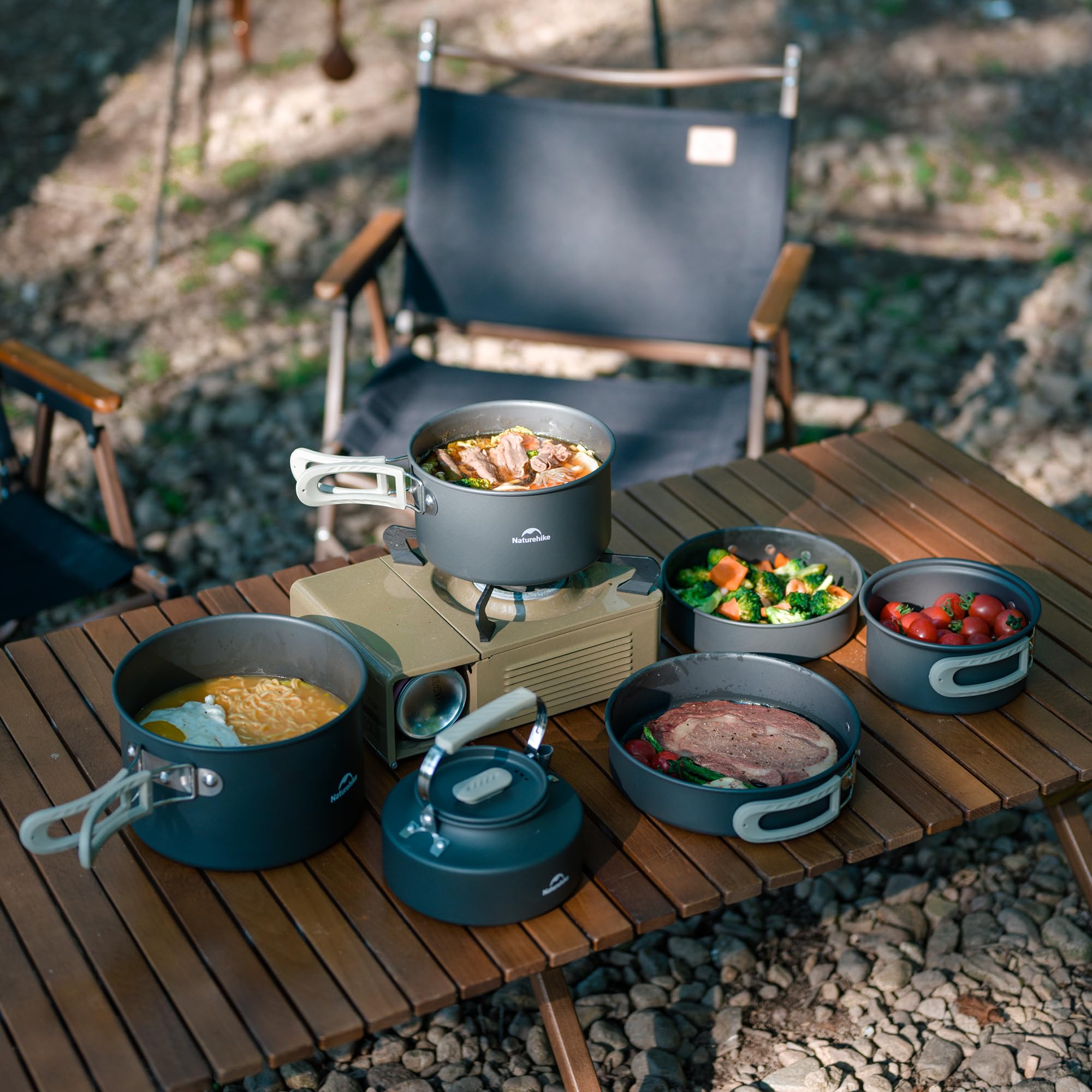 Peralatan Masak Panci Sup Camp - Camping Cooking Pot Large ulasan dan harga