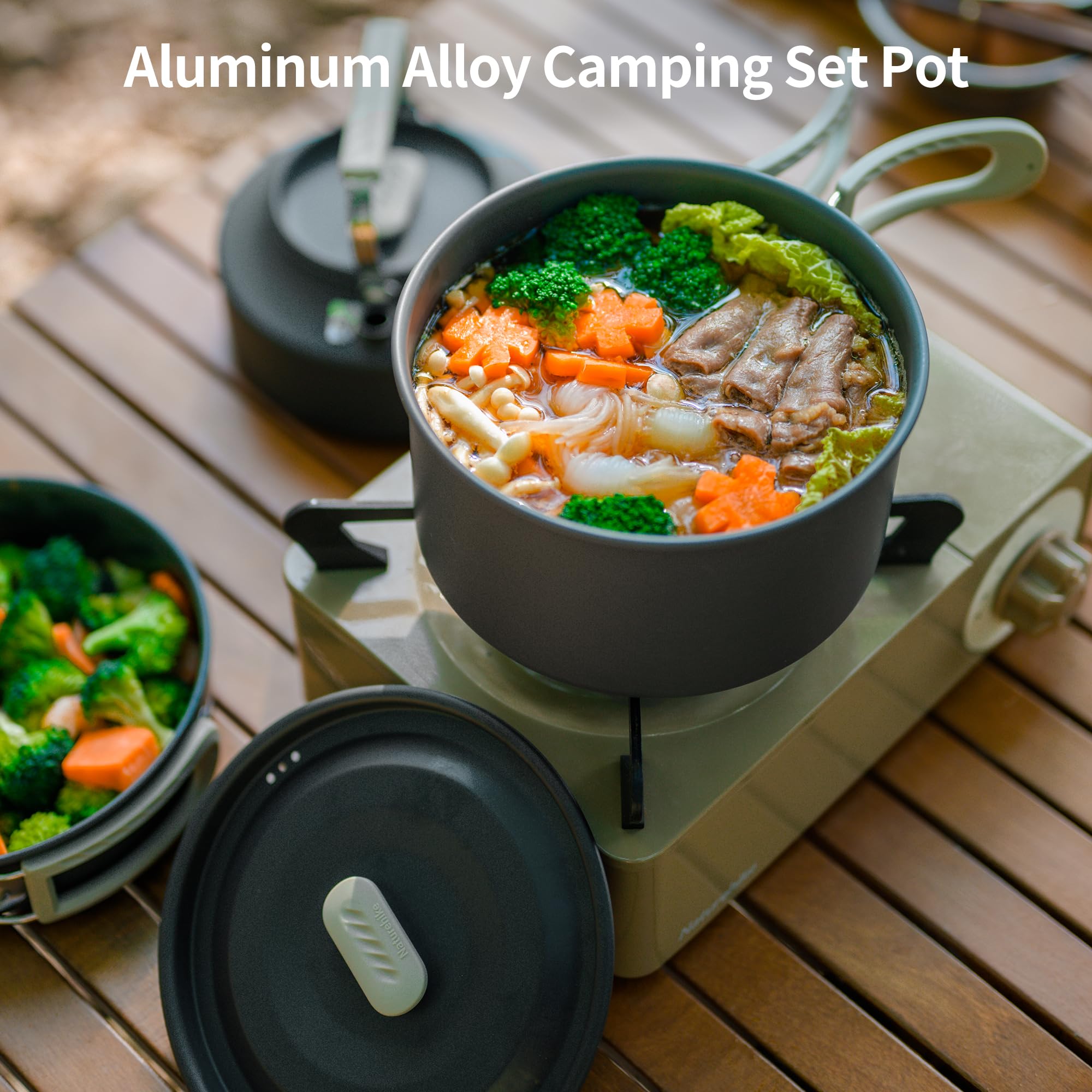 Peralatan Masak Panci Sup Camp - Camping Cooking Pot Large ulasan dan harga