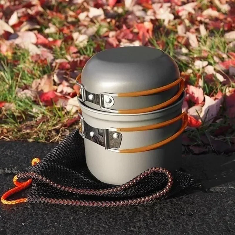Panci Berkemah Baru Set Luar R - Camping Cooking Pot Set ulasan dan harga