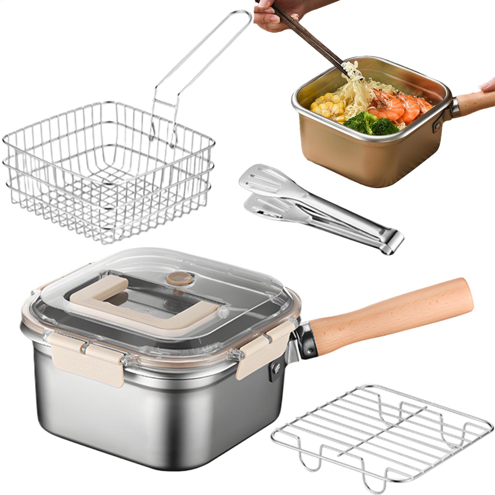 Set Panci Penggorengan Persegi - Camping Cooking Pot Large ulasan dan harga