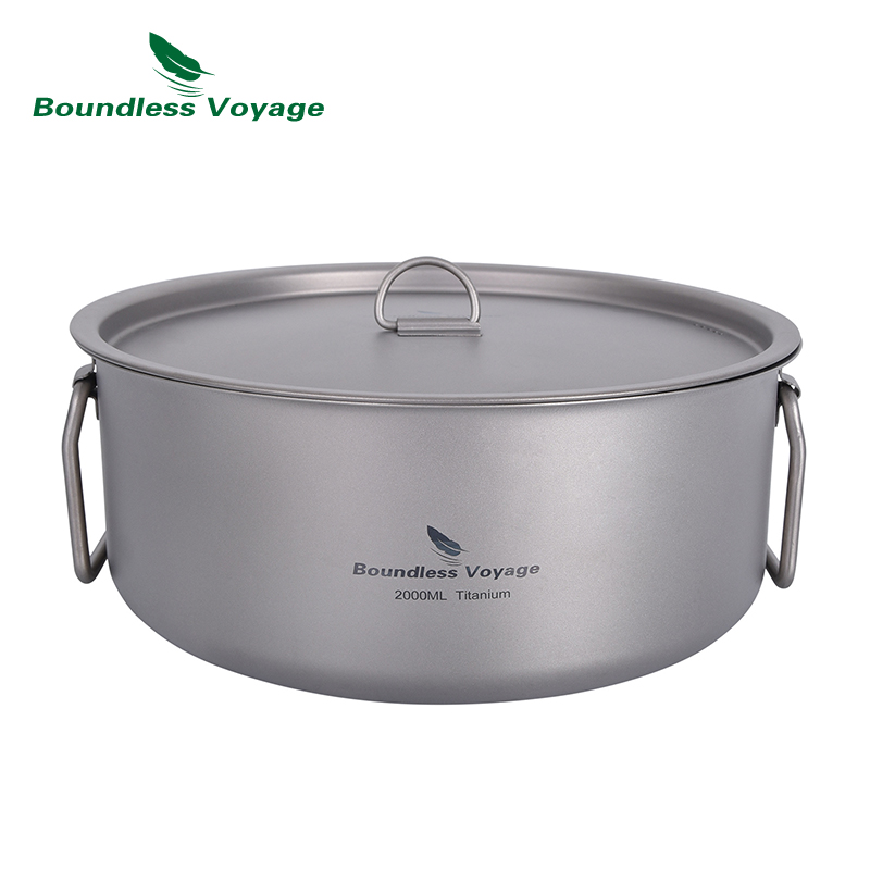 Boundless Voyage 2L 5L kapasit - Camping Cooking Pot Large ulasan dan harga