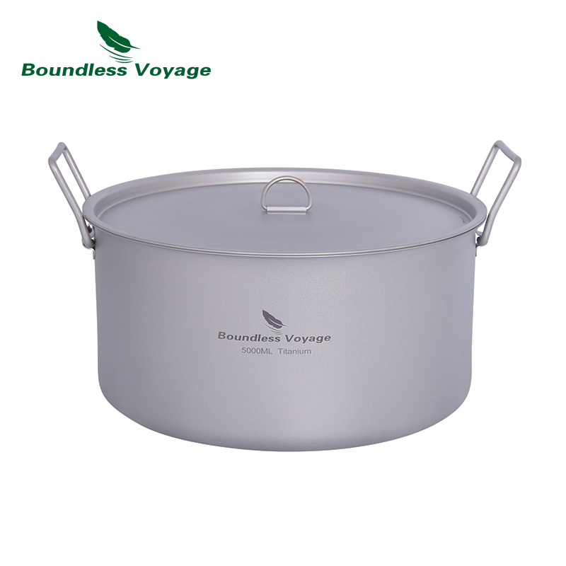Boundless Voyage 2L 5L kapasit - Camping Cooking Pot Large ulasan dan harga