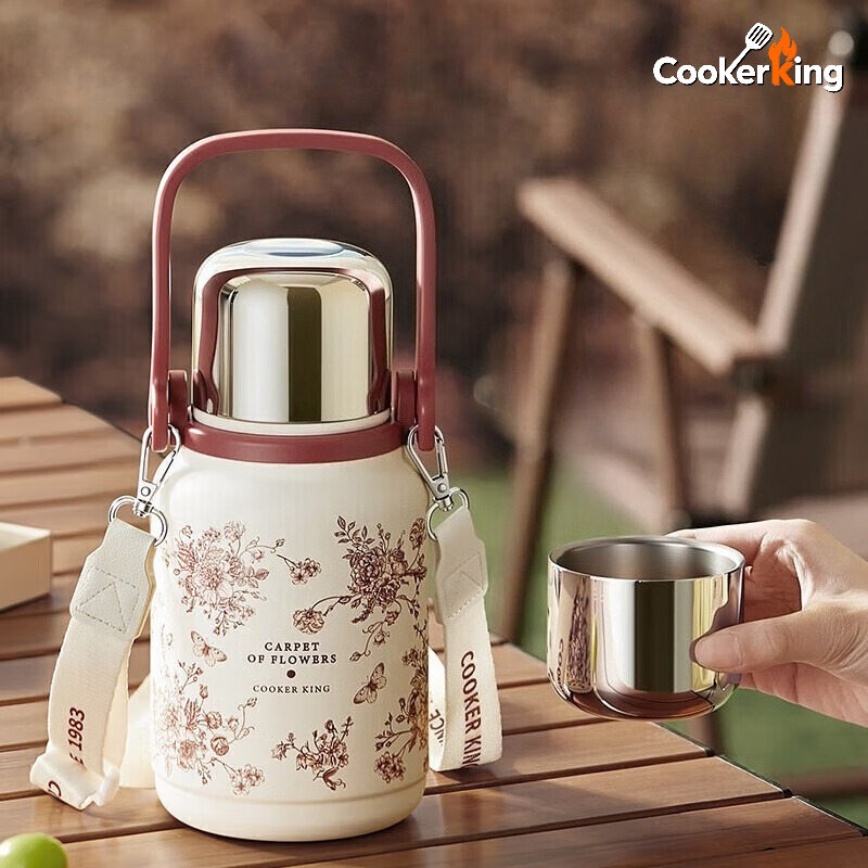 COOKER KING 800ML Termos Gengg - Camping Cooking Pot Large ulasan dan harga
