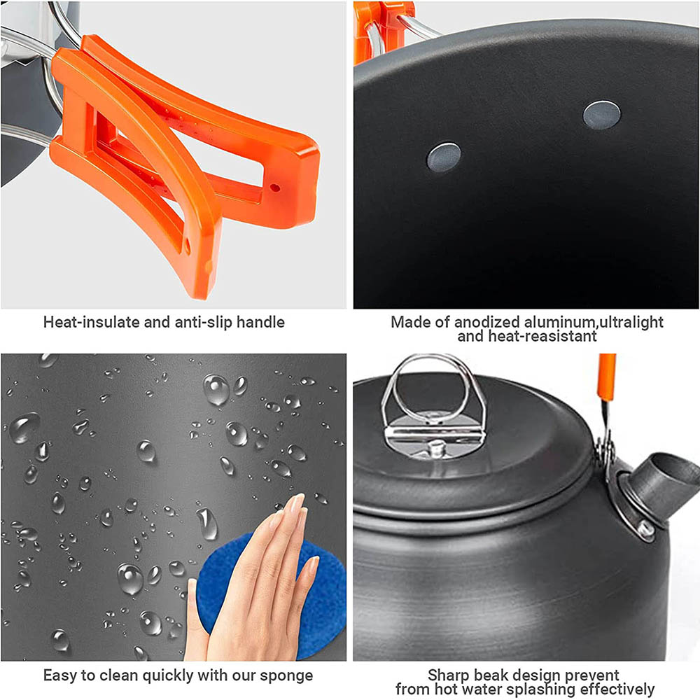 1 Buah/1Set Peralatan Masak Be - Camping Cooking Pot Set ulasan dan harga