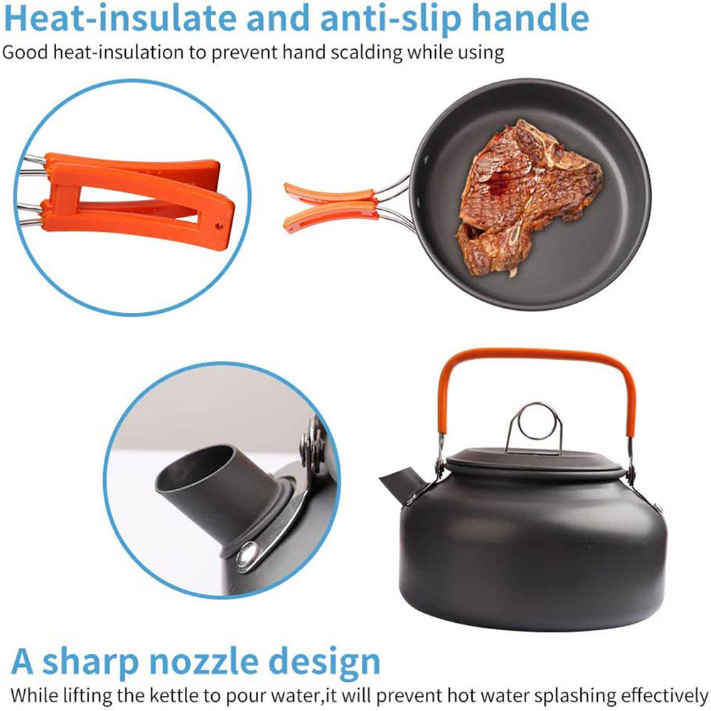 1 Buah/1Set Peralatan Masak Be - Camping Cooking Pot Set ulasan dan harga