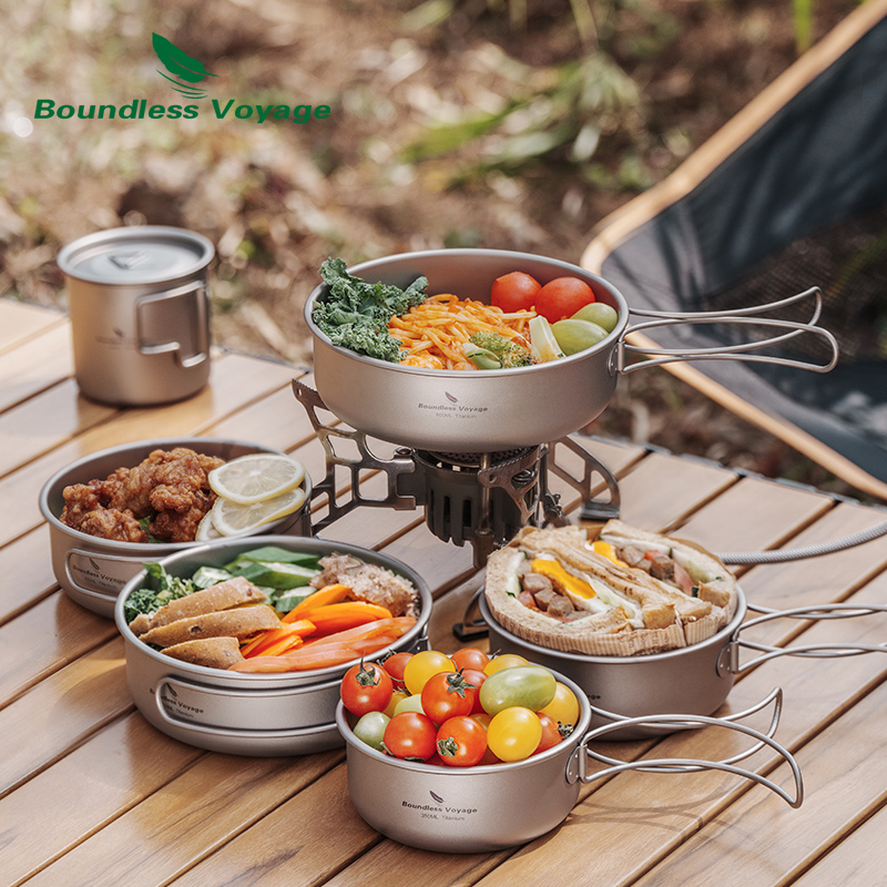 Boundless Voyage Titanium mang - Camping Cooking Cup ulasan dan harga