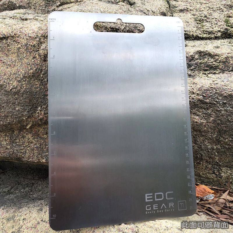 Papan Potong Paduan Titanium T - Camping Cooking Backpack ulasan dan harga
