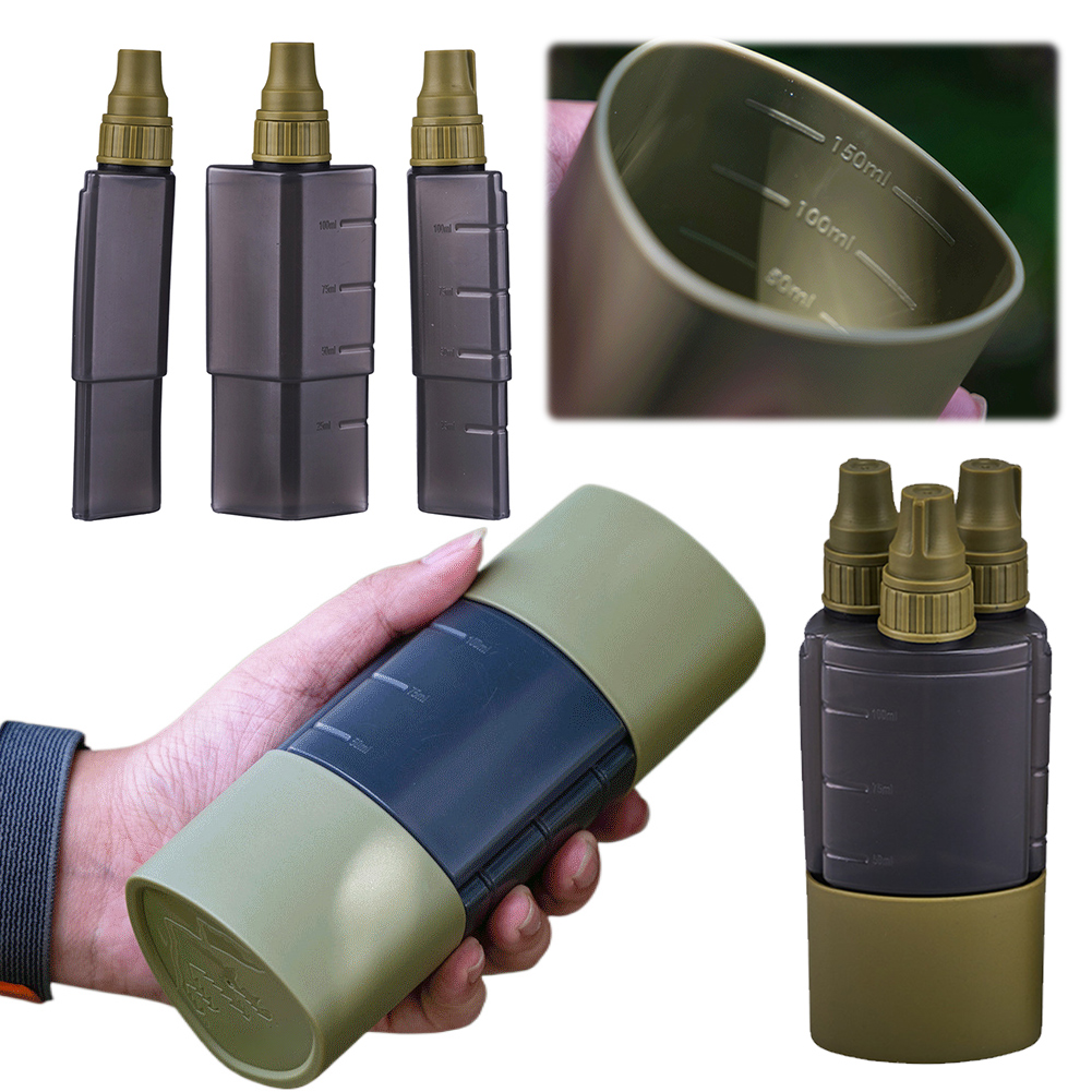 3 In 1 Botol Dispenser Bumbu B - Camping Cooking Gear Set ulasan dan harga