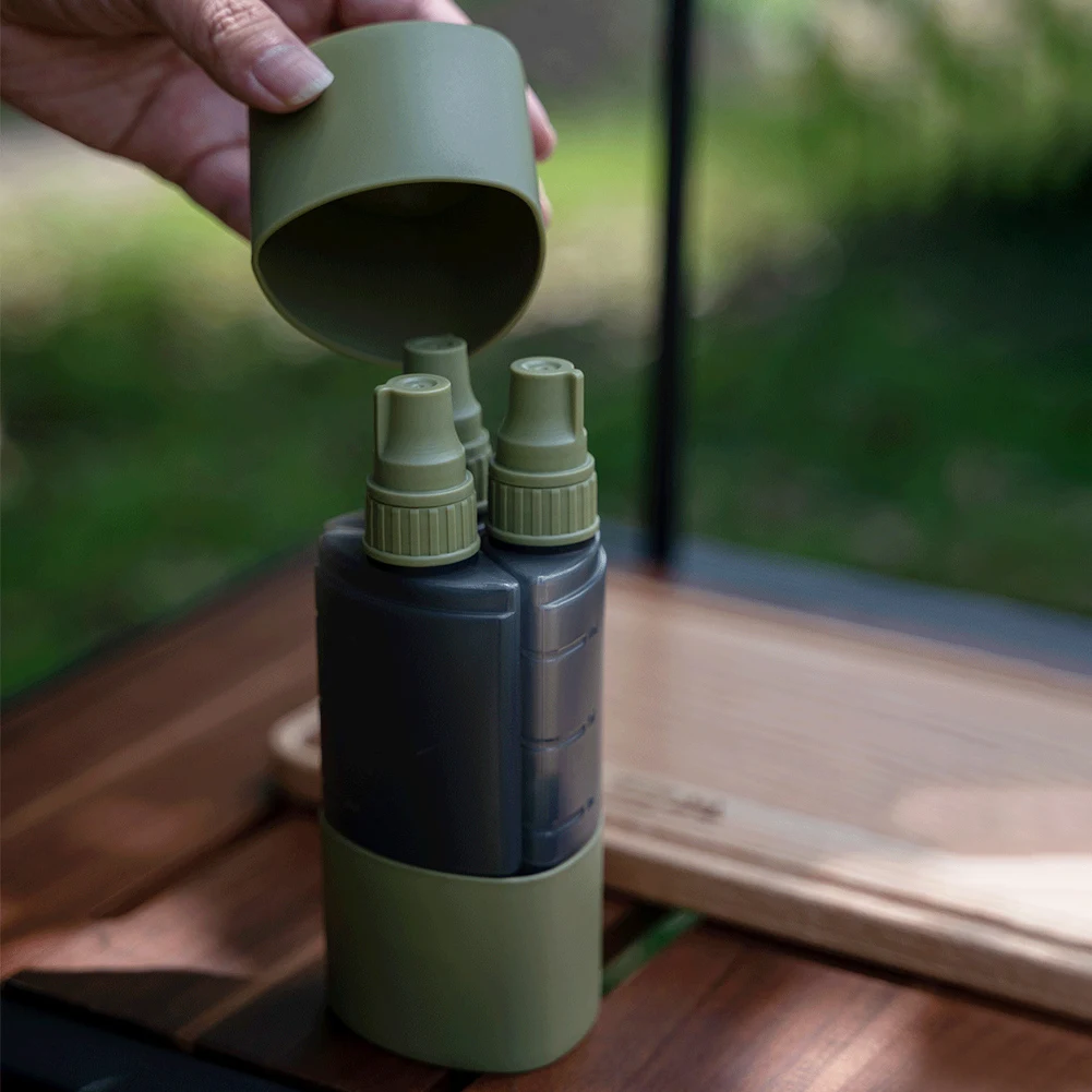 3 In 1 Botol Dispenser Bumbu B - Camping Cooking Gear Set ulasan dan harga
