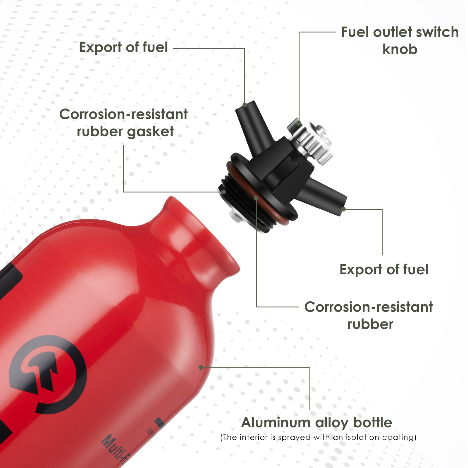 Botol Bahan Bakar Cair CAMPEAK - Camping Cooking Oil Bottle ulasan dan harga