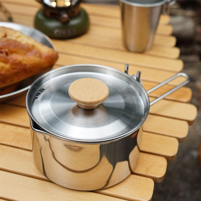 Ketel Kemah Baja Tahan Karat 1 - Camping Cooking Kettle ulasan dan harga