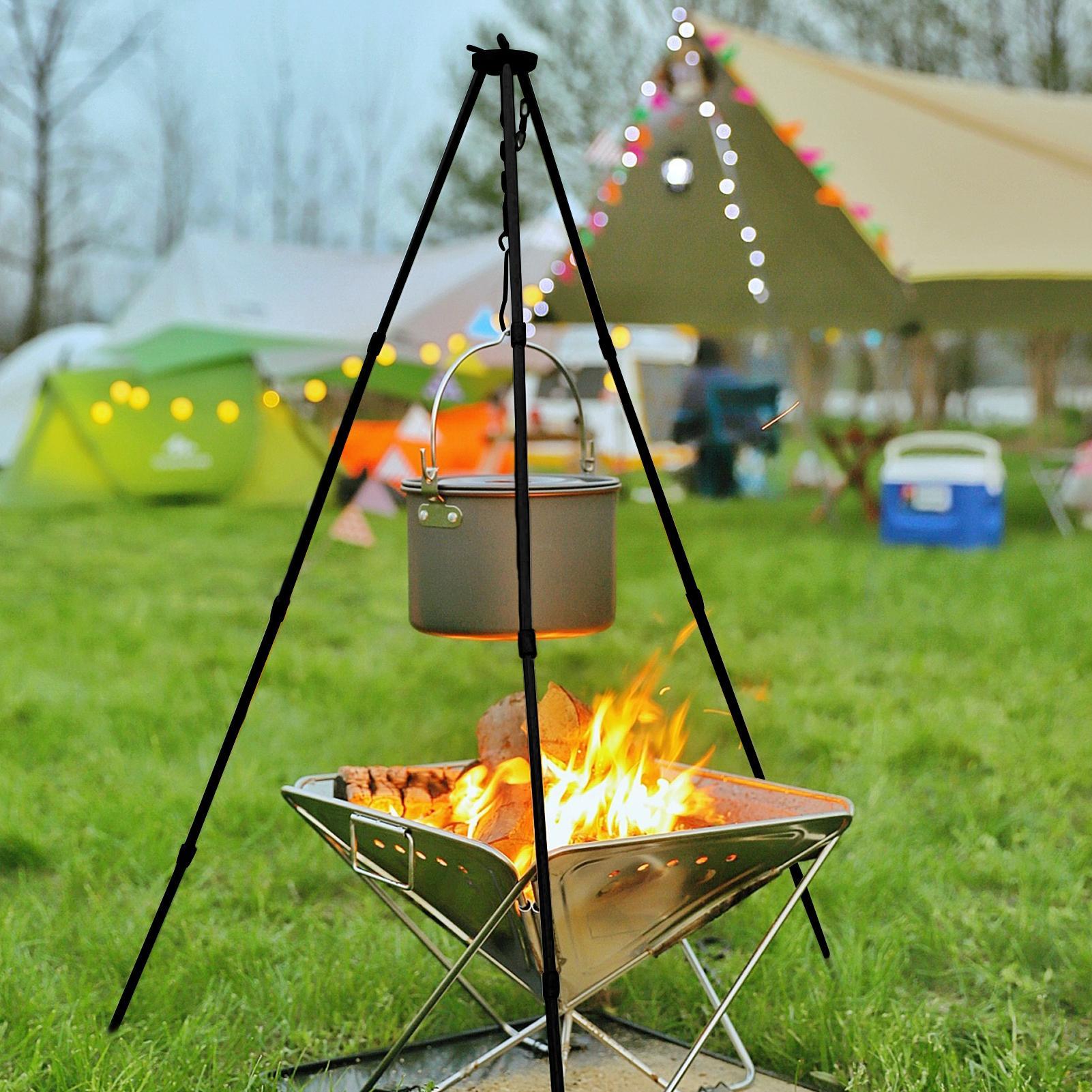 Tripod Api Unggun Besar untuk  - Camping Cooking Pot Large ulasan dan harga