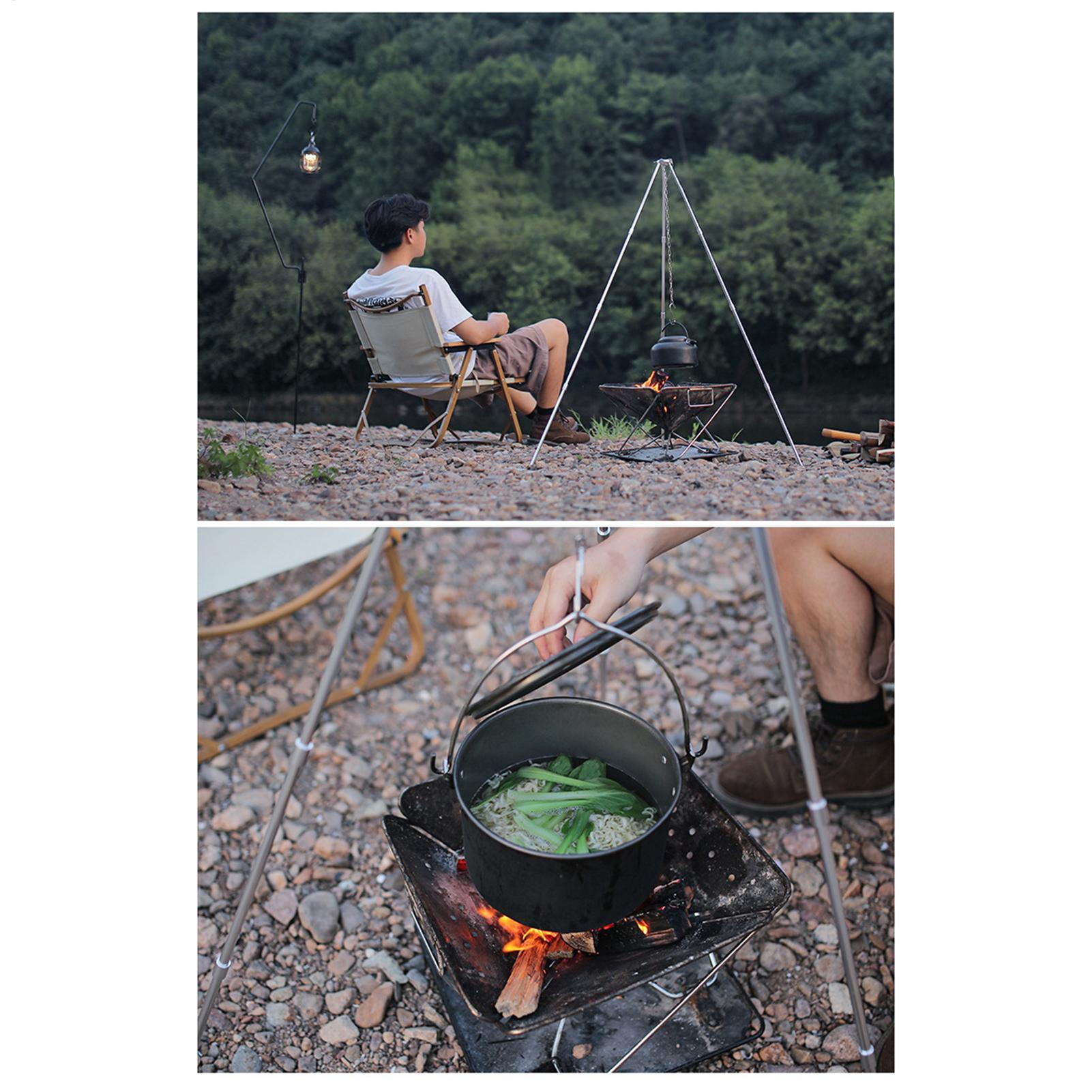 Tripod Api Unggun Besar untuk  - Camping Cooking Pot Large ulasan dan harga