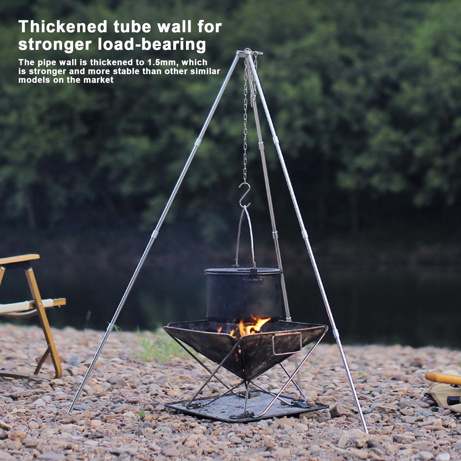 Tripod Api Unggun Besar untuk  - Camping Cooking Pot Large ulasan dan harga