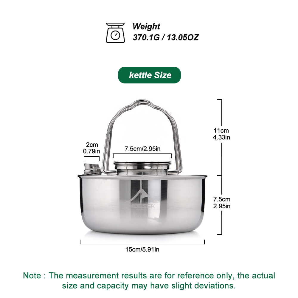 Layar Lebar berkemah luar ruan - Camping Cooking Kettle ulasan dan harga