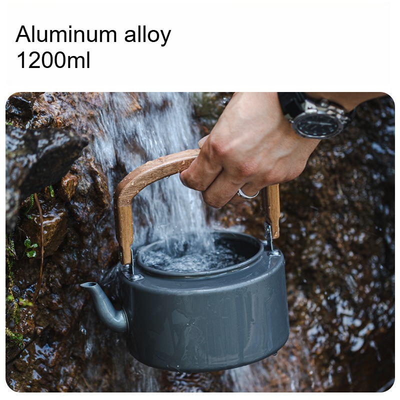 Ketel Camping Ringan 1.2L dari - Camping Cooking Kettle ulasan dan harga