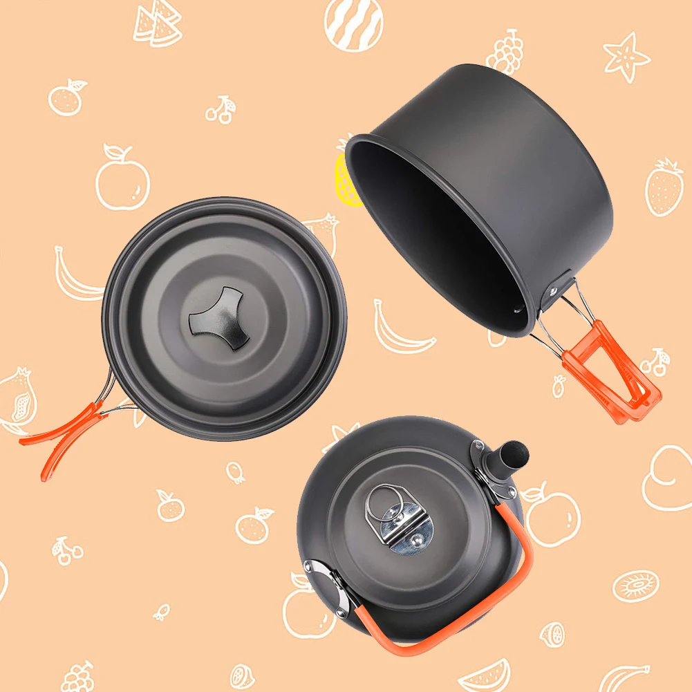 Peralatan Masak Berkemah Ketel - Camping Cooking Pot Set ulasan dan harga