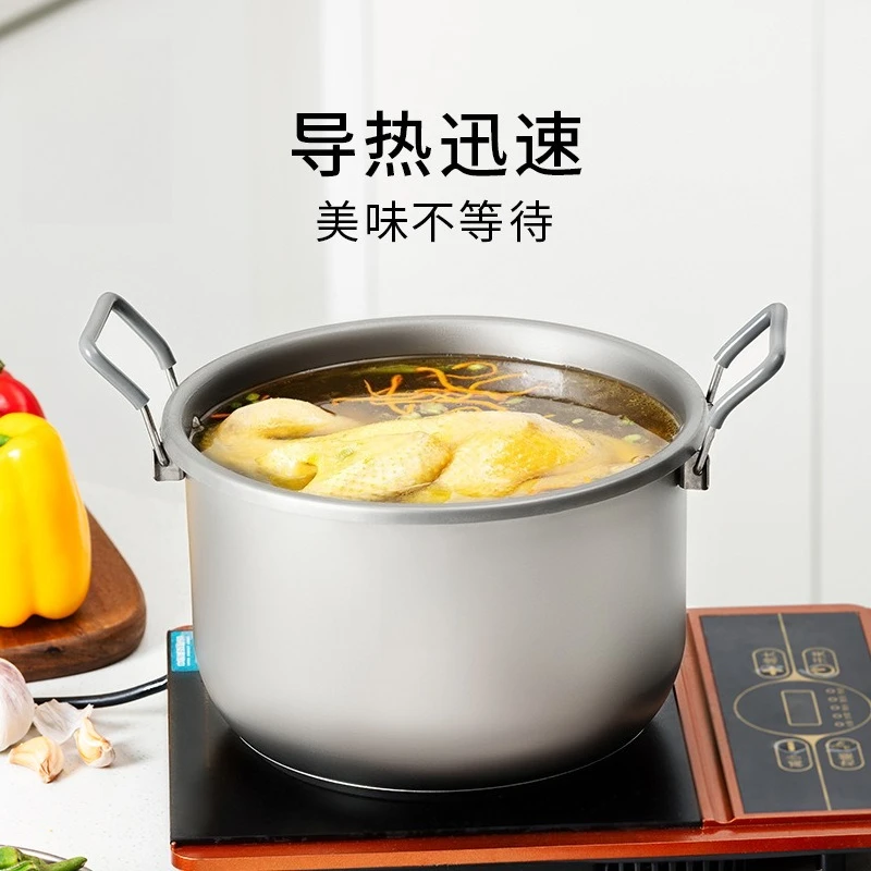 Panci Titanium 6L dengan Tutup - Camping Cooking Pot Large ulasan dan harga