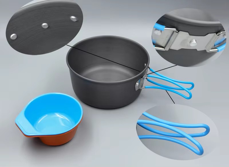 Peralatan Masak Berkemah Kit M - Camping Cooking Pot Set ulasan dan harga