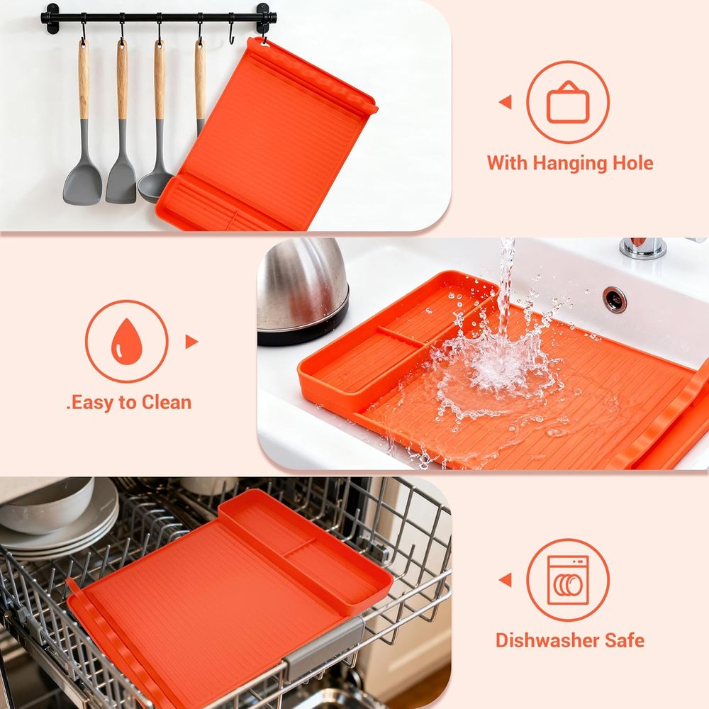 Alas Panggangan Silikon Tahan  - Camping Cooking ulasan dan harga