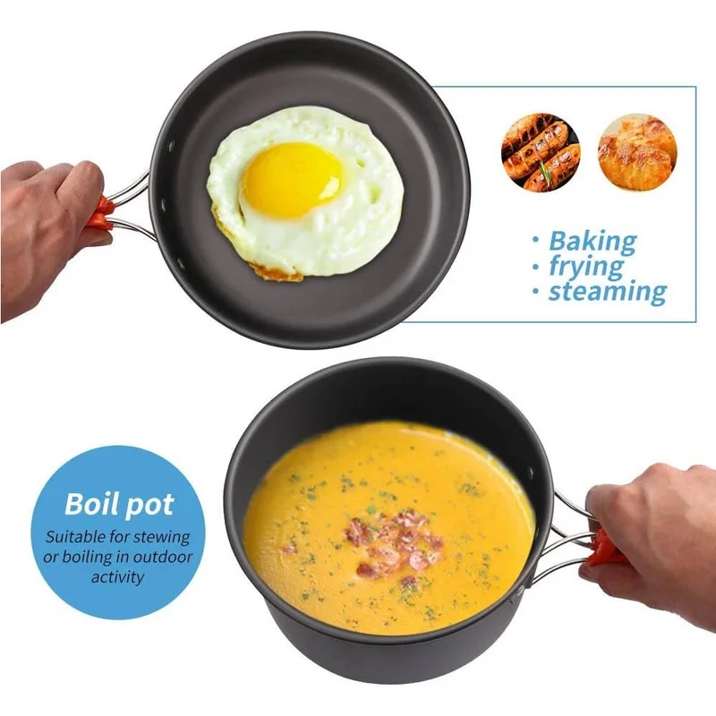 Set Peralatan Masak Camping, P - Camping Cooking Gear Set ulasan dan harga